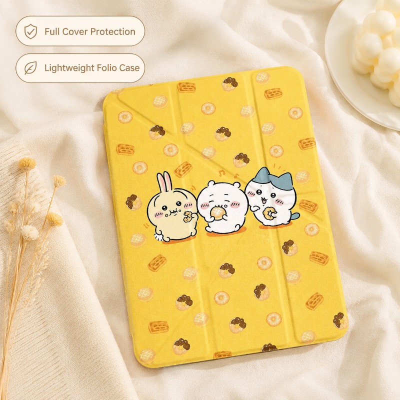 Tablet Cute Accessories - Anime Chiikawa iPad Case Protective Cover