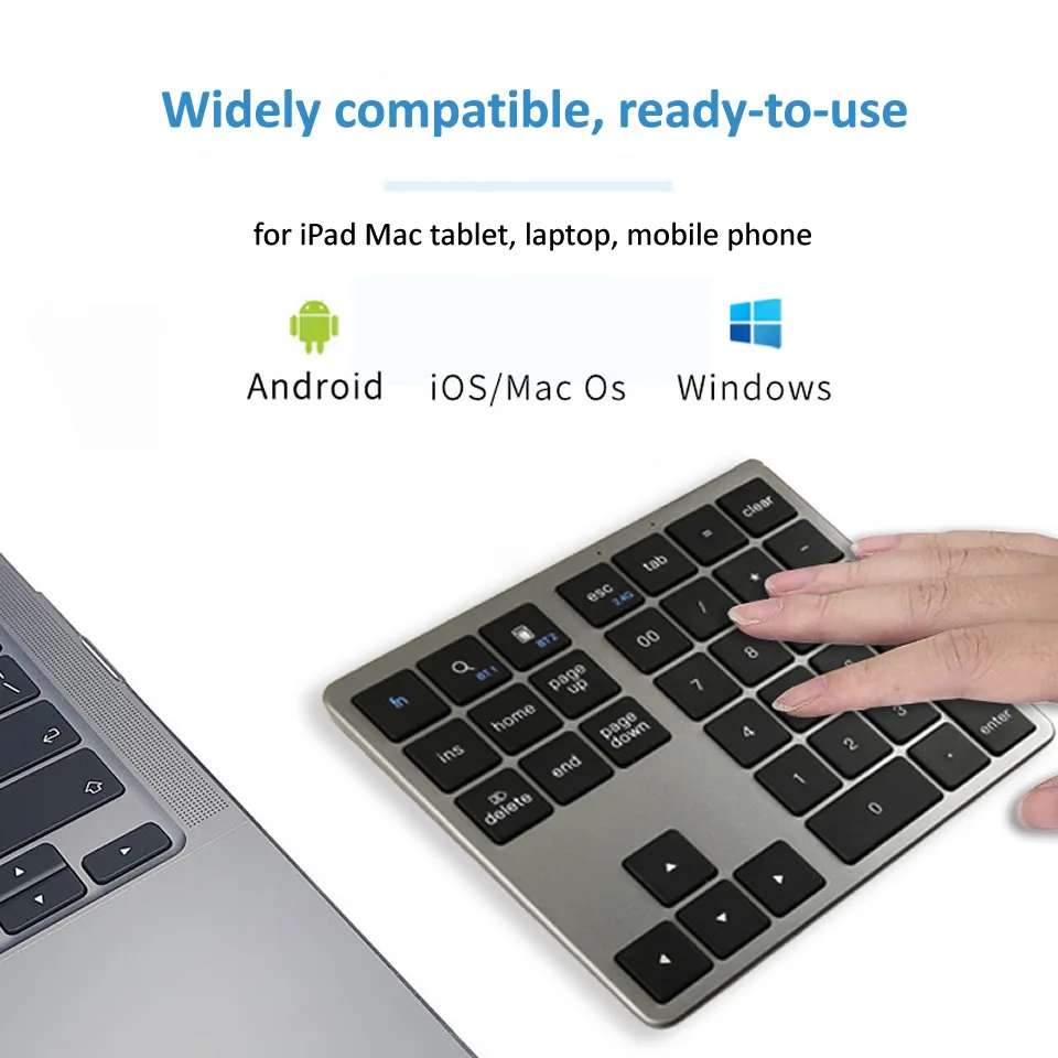 K35 Numeric Keypad 2.4G Blueto - огляд і ціна Bluetooth Trackpad