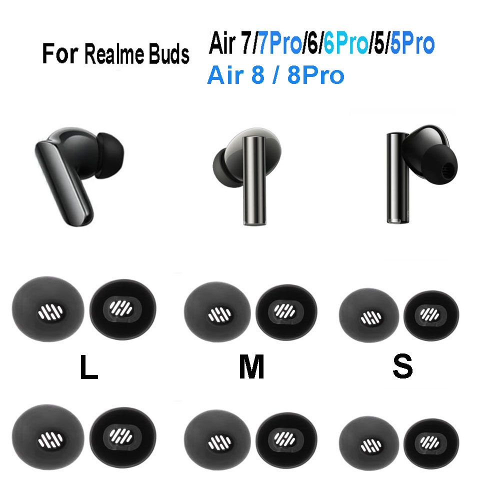 4PCS Silicone Ear Tips for Rea - огляд і ціна Realme Tablet Accessories