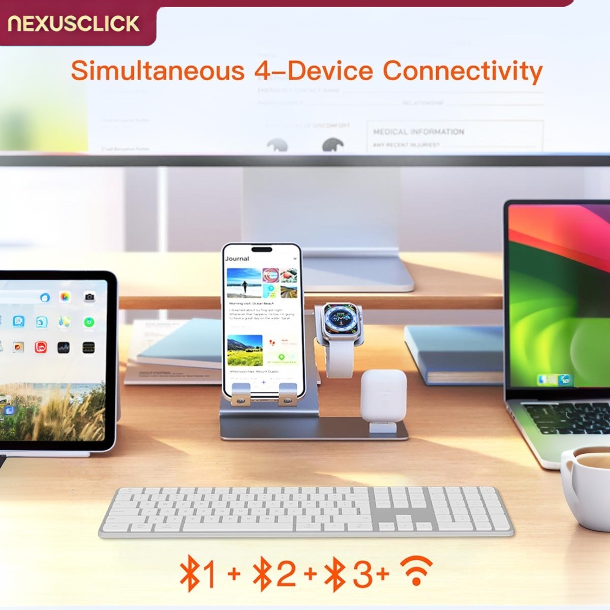 NexusClick 109 Keys Slim Dual  - огляд і ціна Bluetooth Trackpad