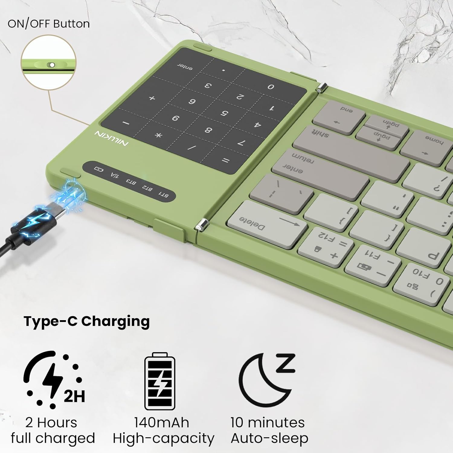 NILLKIN Mini Foldable Wireless - огляд і ціна Bluetooth Trackpad