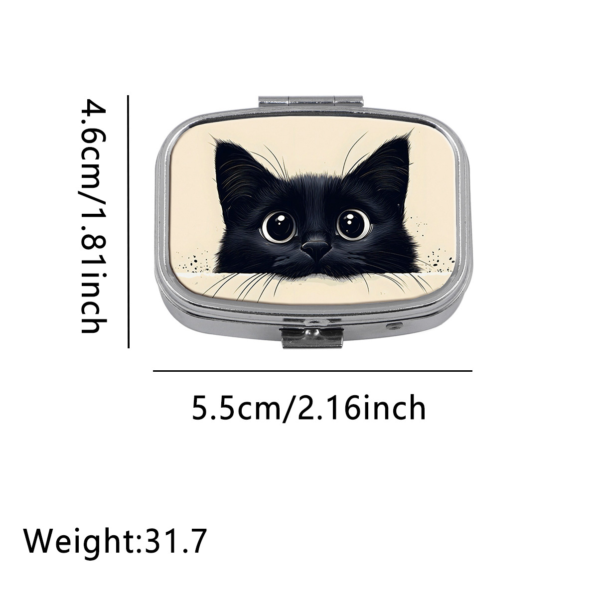 Cute Black Cat Travel Pill Org - огляд і ціна Tablet Cute Accessories