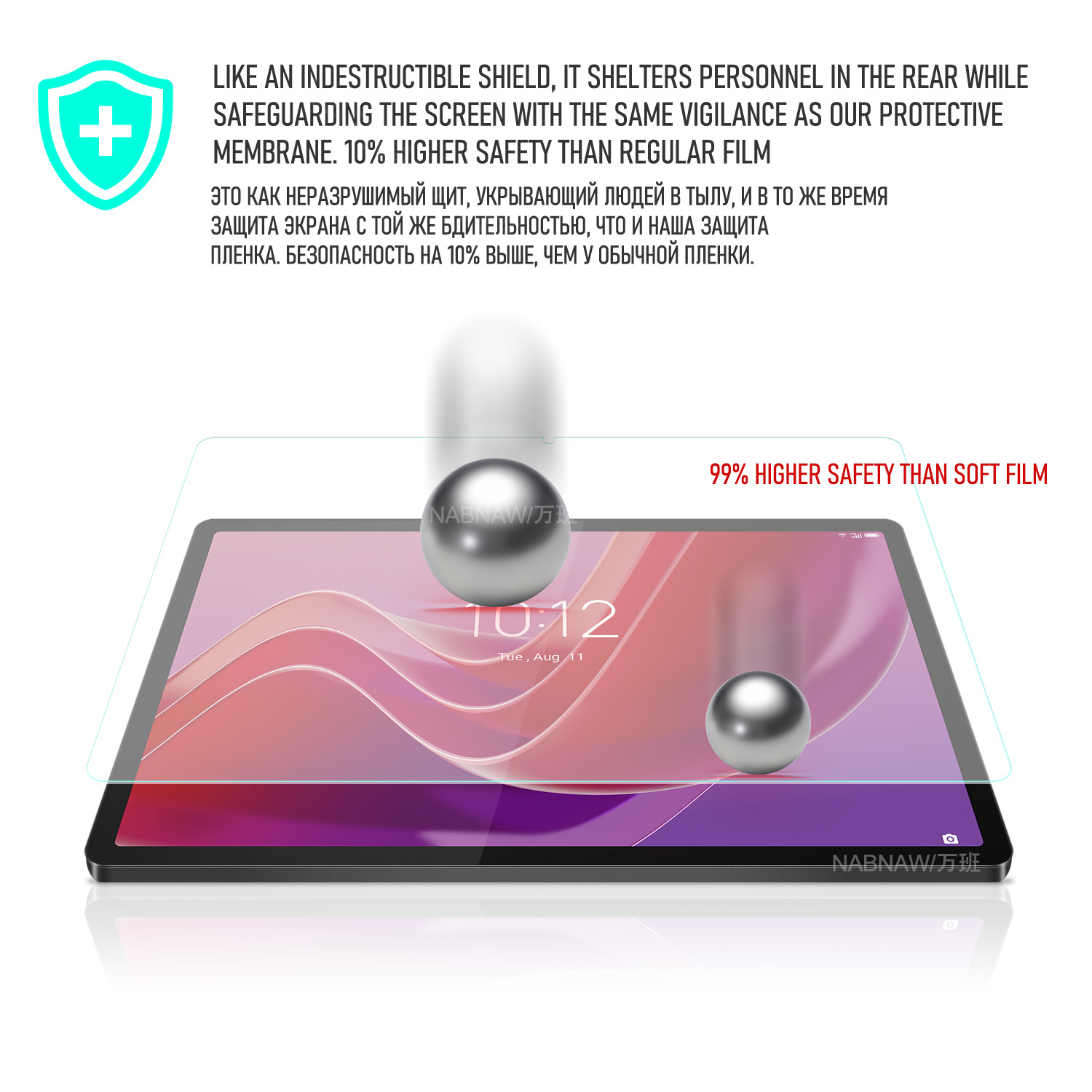 2 Pieces HD Scratch Proof Scre - огляд і ціна Lenovo Tablet M11 Accessories