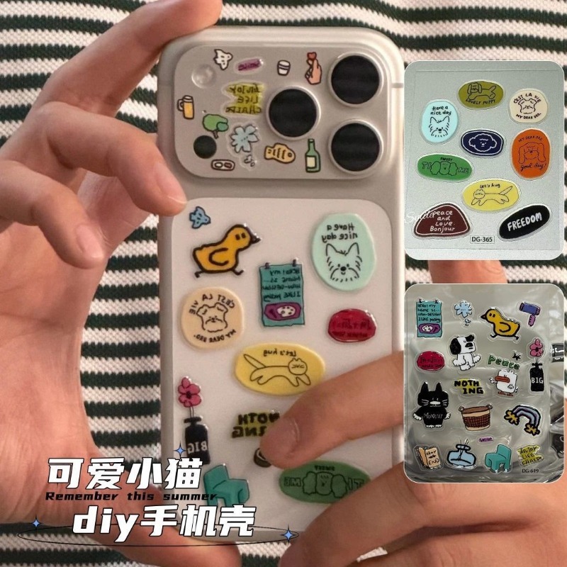 Cute Cartoon Cat Dog 3D Transp - огляд і ціна Tablet Cute Accessories