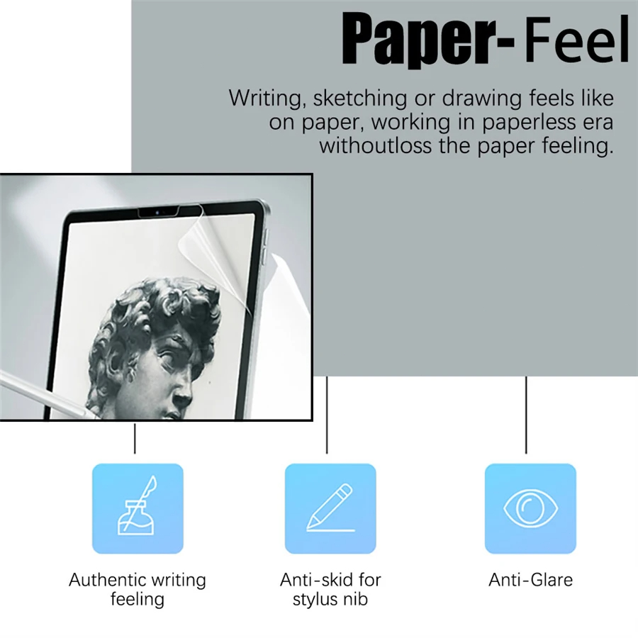 3Pcs Paper Feel Like Screen Pr - огляд і ціна Tablet Accessories Lenovo