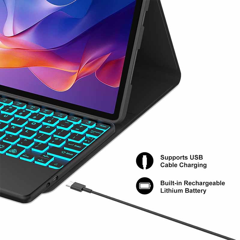Touch Backlight Keyboard Case  - огляд і ціна Bluetooth Trackpad